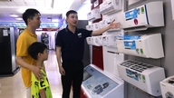 El mercado de electrodomésticos en Hai Phong está en pleno auge.