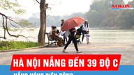 Hanoi oplever brændende hede, med temperaturer der potentielt kan nå op på 39 grader Celsius.