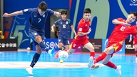 Vietnam vs Thailand Futsal (första halvlek) 0-0: Da Hai missar en chans.