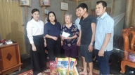 Vinh Tuy prontamente prestou assistência à família afetada pelo incêndio.