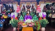 Upacara Memperingati Leluhur di Pagoda Khai Nguyen, sumber kerohanian dan budaya di tengah-tengah Tasik Barat.