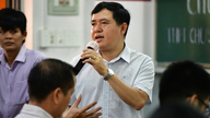 Over 5,000 parents and 9th-grade students attended the 'open tour' of Le Hong Phong High School for the Gifted.