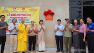 Khánh thành nhà Đại đoàn kết ở Linh Hồ