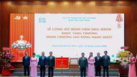 Ho Chi Minh City Oncology Hospital modtager førsteklasses arbejdsmedalje.