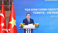 Parlamenttien roolin vahvistaminen ja Vietnamin ja Turkin yhteistyön edistäminen.