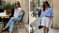 Ideias de looks com camisas que serão tendência no verão de 2026.