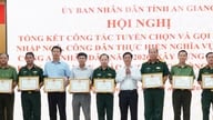 An Giang riassume il suo lavoro in materia di reclutamento militare, difesa nazionale e formazione in materia di sicurezza.