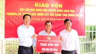 Et lån på 900 millioner VND fra Farmers Support Fund blev ydet til et kooperativ, der dyrker VietGAP-certificeret durian.