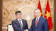 Pääsihteeri ja presidentti To Lam otti vastaan ​​Mongolian suurlähettilään jäähyväisvierailulla.