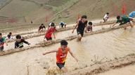 The most unique running event in Vietnam: Racing up the terraced rice fields of Mu Cang Chai.