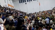 La police enquête sur l'incident au cours duquel un supporter a jeté un objet sur le terrain de volley-ball après la finale.