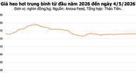 Svinekødspriser i dag, 4. maj: Dong Nai-provinsen ser priserne stige til 70.000 VND/kg, det højeste niveau på markedet.