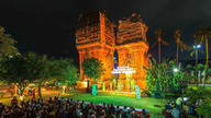 Abertura do programa artístico "Noite das Torres Gêmeas - Cores Lendárias"