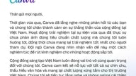 Canva Vietnam uttalar sig efter en besvikande lansering.