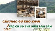 Il est nécessaire de lever les obstacles rencontrés par les installations de transformation du bois à Yen Binh.