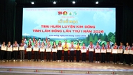 Lâm Đồng trao chứng nhận Huấn luyện viên Kim Đồng cấp I cho 79 trại sinh