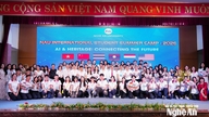Khai mạc Trại hè Quốc tế 'AI và Di sản - Kết nối tương lai' tại Nghệ An