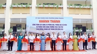 Binh Phuoc Ward indvier 29 klasseværelser og funktionelle rum for at fejre etableringen af ​​Dong Nai City.