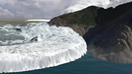 En supertsunami på næsten 500 meters højde forårsagede næsten en katastrofe i Alaska.