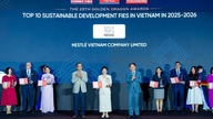 Nestlé Vietnam on palkittu johtavana ulkomaisten suorien sijoitusten yrityksenä kestävien maatalouden arvoketjujen kehittämisessä.
