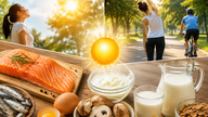 5 maneiras naturais de aumentar a vitamina D, fortalecendo os ossos e a imunidade.