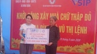 Khởi công xây dựng 2 ngôi nhà 'Chữ thập đỏ'