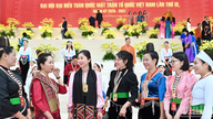 [Foto] Warna-warna perpaduan negara di Kongres Kebangsaan ke-11 Barisan Tanah Air Vietnam