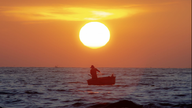 Det gylne stedet for å se solnedgangen over havet er i ferd med å bli en sensasjon blant unge mennesker som besøker Phan Thiet.
