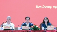 Delegation nr. 3 fra Lam Dong Provinsielle Folkeråd mødtes med vælgere i kommunerne Don Duong og Quang Lap.
