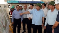Inspektion af Gia Binh lufthavnsprojektet og Ringvej 4 - Hovedstadsregionen.