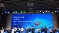 Samsung inaugura un espacio de aprendizaje STEM para estudiantes en el centro de Vietnam.
