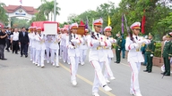 Primirea rămășițelor soldaților voluntari vietnamezi care au murit în Laos.