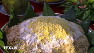 Flocos de arroz achatados - uma iguaria perfumada e macia que preserva a alma cultural do povo Khmer.