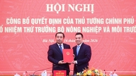 Lễ công bố quyết định bổ nhiệm Thứ trưởng Bộ Nông nghiệp và Môi trường