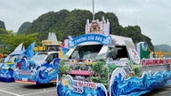 Fiți uimiți de modelele de vehicule unice și neobișnuite expuse înainte de Carnavalul Hạ Long 2026.