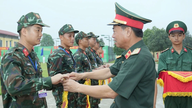 Des guerriers participent au Festival des forces spéciales de l'armée de terre américaine.