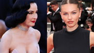 Stripper og verdens smukkeste pige går sammen på den røde løber i Cannes.