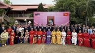 Fotoudstilling om præsident Ho Chi Minh i Nakhon Phanom, Thailand.