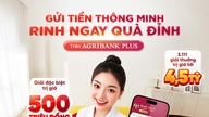 Agribank надасть 4,5 мільярда донгів клієнтам, які вносять гроші онлайн.
