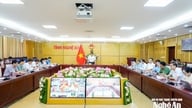 Nghe An ili, toprak sektöründe yetki devri ve yerel yönetim düzeyine yetki aktarımına ilişkin karar taslağı hakkında geri bildirimde bulundu.