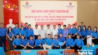 Delegasi dari berbagai instansi Partai di provinsi Nghe An dan Phu Tho mengadakan pertemuan tematik untuk mempelajari dan mengikuti teladan moral Ho Chi Minh.