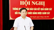 Binh Nguyenin, Binh Tuyenin ja Xuan Langin kuntien puoluekomitean pysyvän komitean seurantaraportin luonnoksen kautta.