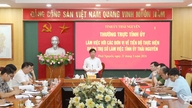 Bestræbelser på at færdiggøre opførelsen af ​​Thai Nguyen Provincial Partikomités hovedkvarter inden den 30. juni.