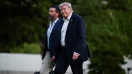 Tuan Trump tidak hadir di pernikahan putranya karena 'urusan pemerintahan'.