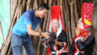 En rig legeplads for fotografering i Hai Phong.