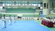 62 kampsportselever avlägger det nationella Taekwondo-examen.
