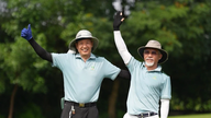 Na golfovém hřišti Long Bien soutěžilo téměř 200 nadšených golfistů.