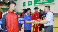 180 vận động viên tranh tài giải võ cổ truyền Đại hội Thể dục thể thao thành phố Đồng Nai