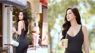 Mai Phuong Thuy sfoggia la sua silhouette a 38 anni e la filosofia di vita spensierata di una ricca imprenditrice del settore dell'intrattenimento.