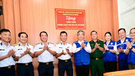Inaugurarea „Spațiului Cultural Ho Chi Minh” la Cartierul General al celei de-a 4-a Regiuni Navale.